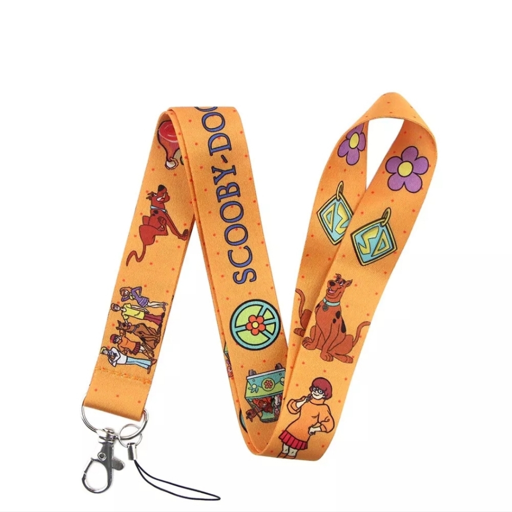Best Classic TV Series All Time Scooby Doo Blue Lanyard Cream